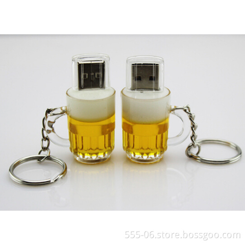 Key chain 3D USB Flash drive for promo gifts